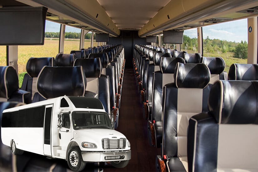 36 Passenger Mid-size Coach Bus