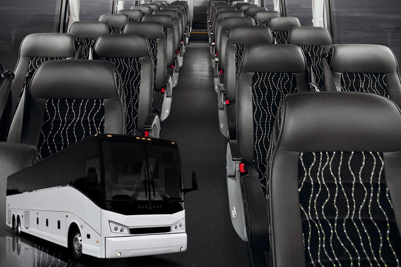 38 Passenger Charter Bus With Bathroom