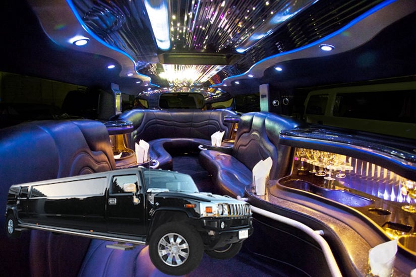 Black Hummer H2 Stretch SUV Limo