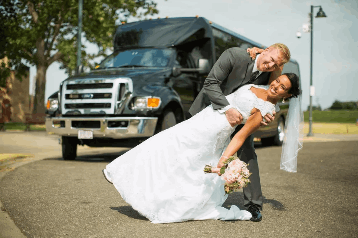 Charter Bus for Wedding Transportation