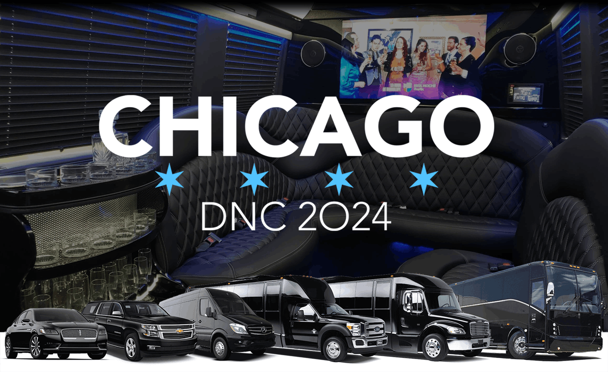 Chicago DNC 2024 Charter Bus Rentals & Transportation Services